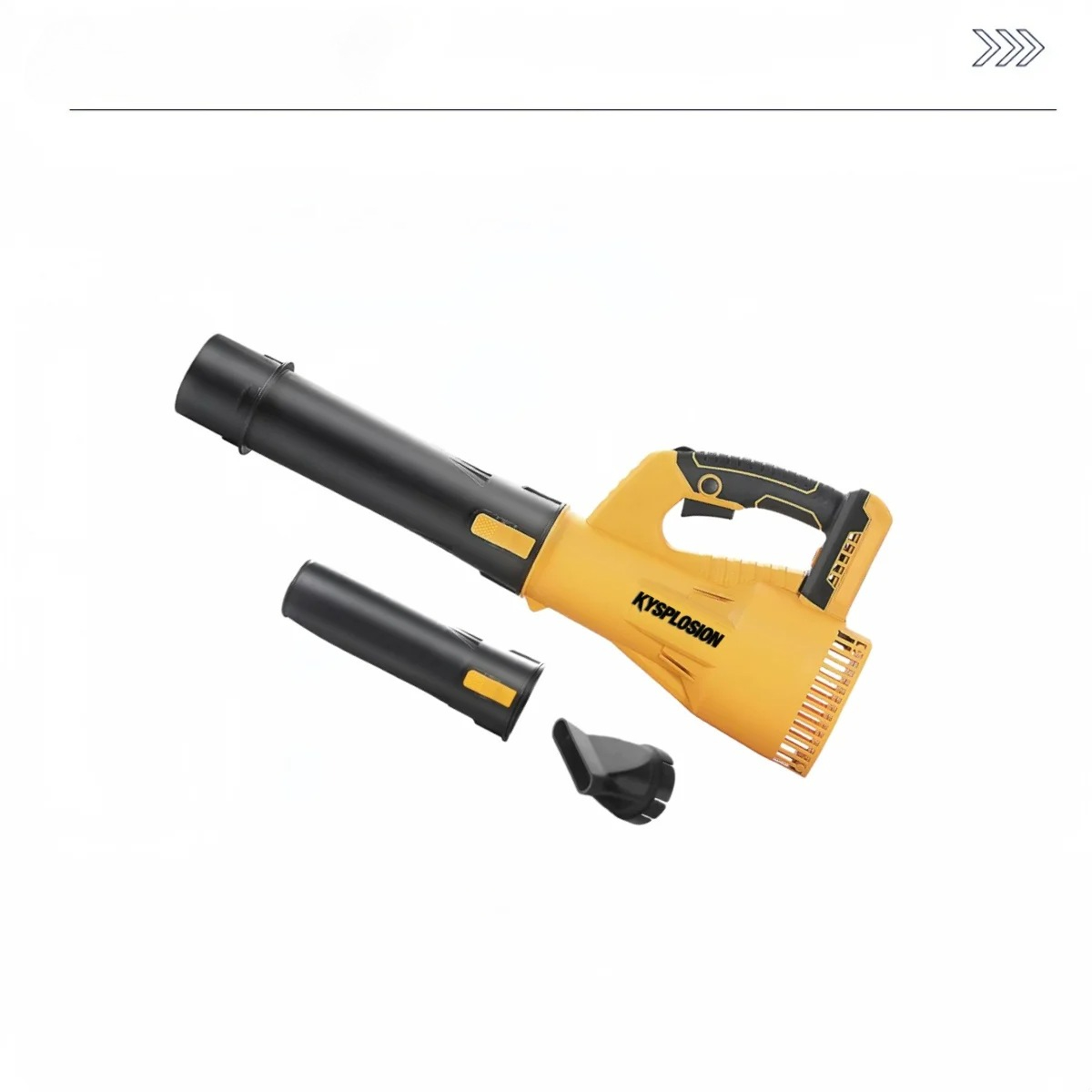 Cordless Leaf Blower Brushless 20V - ブラシレス電動リーフブロワー、バッテリー駆動式ハンドヘルド、6段階風量調整、コードレス、DeWalt 20Vバッテリー対応