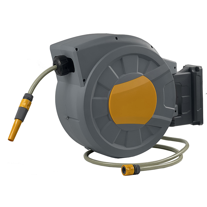 Garden Hose Reel Automatic Retractable 30M - 30m自動壁掛け式自動巻き取り式ガーデンホースリール