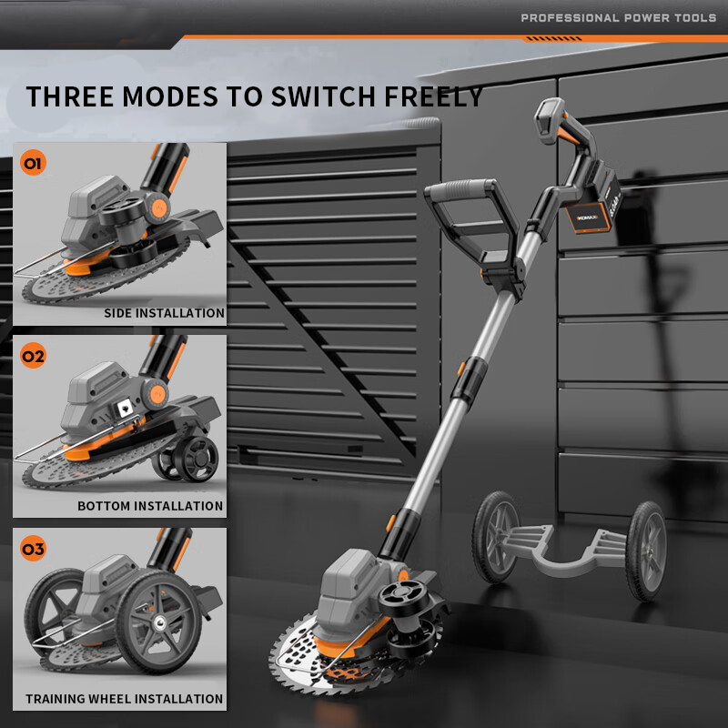 ポータブル家庭用電動芝刈り機 21V コードレス草刈り機 リ - Brushless Cordless Grass Trimmer 21V のレビューと価格