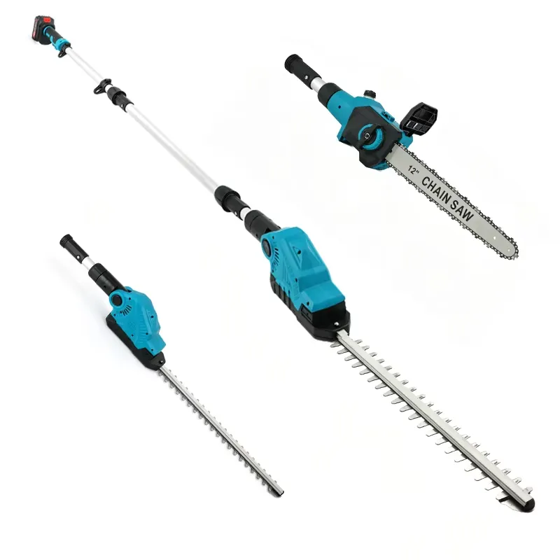 コードレスポールヘッジトリマー 2in1 ポールソー付き 2 - Cordless Hedge Trimmer Pole 2 In 1 のレビューと価格