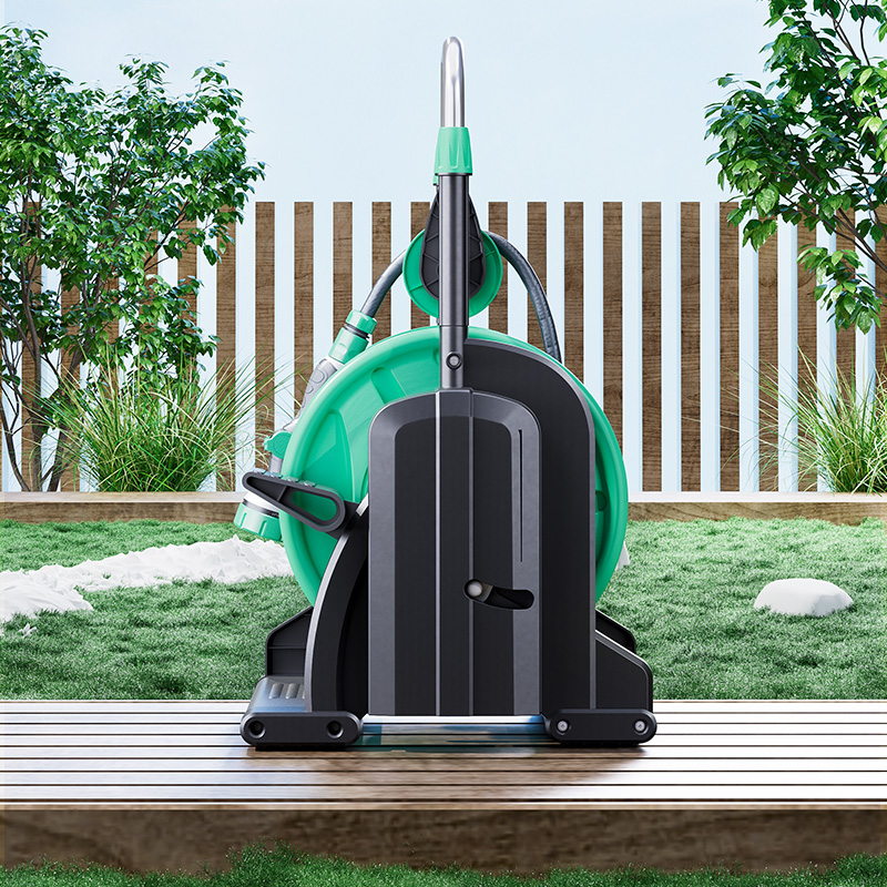 自動巻き取り式ホースリールカート、サンキャストステンレス製、 - Garden Hose Reel Automatic Retractable 30M のレビューと価格