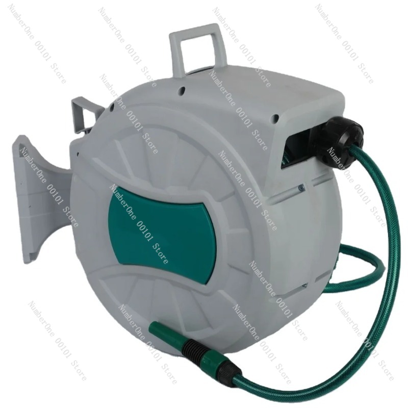 30メートルヘビーデューティー格納式ホースリール、壁掛け式自 - Garden Hose Reel Automatic Retractable 30M のレビューと価格