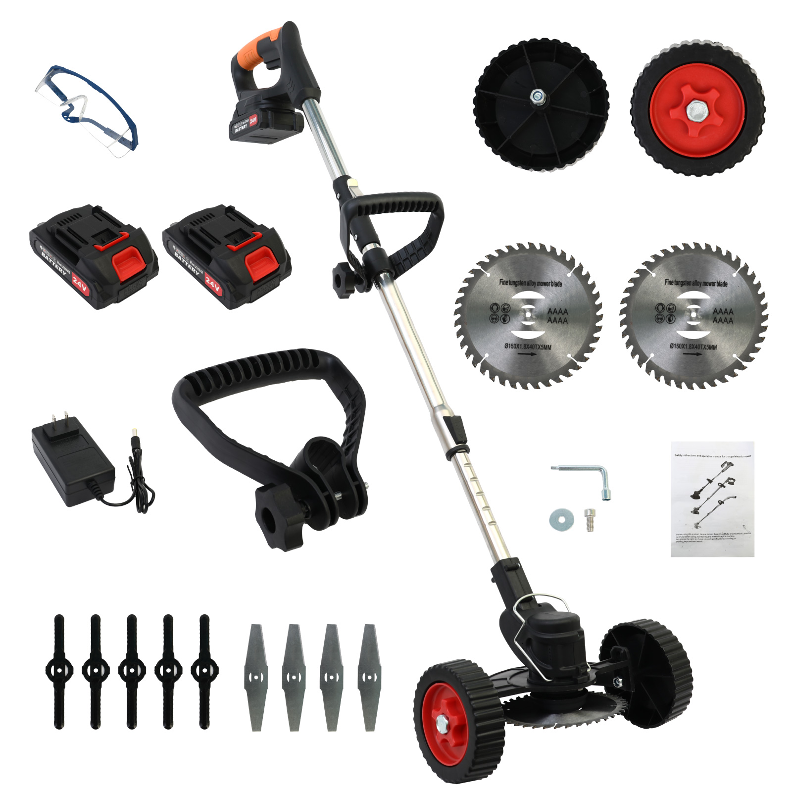 電動芝刈り機コードレス草刈り機 21V ブラシレス 1800 - Brushless Cordless Grass Trimmer 21V のレビューと価格
