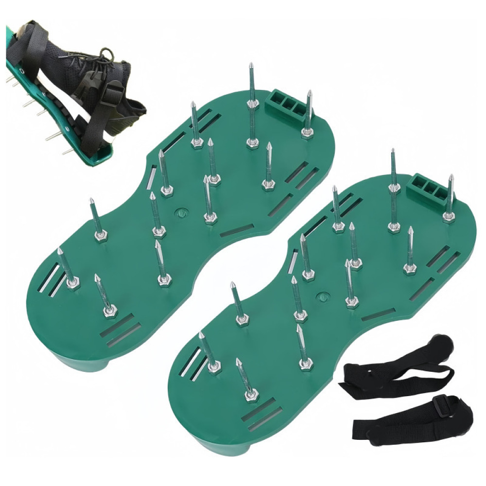 芝生エアレータースパイクシューズ耐久性のある園芸用靴草の健康 - Lawn Aerator Shoes Spikes Heavy Duty のレビューと価格