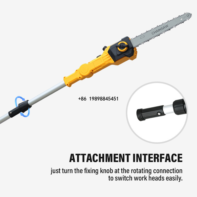 2-in-1コードレスポールチェーンソー兼生垣剪定機、21V - Cordless Hedge Trimmer Pole 2 In 1 のレビューと価格