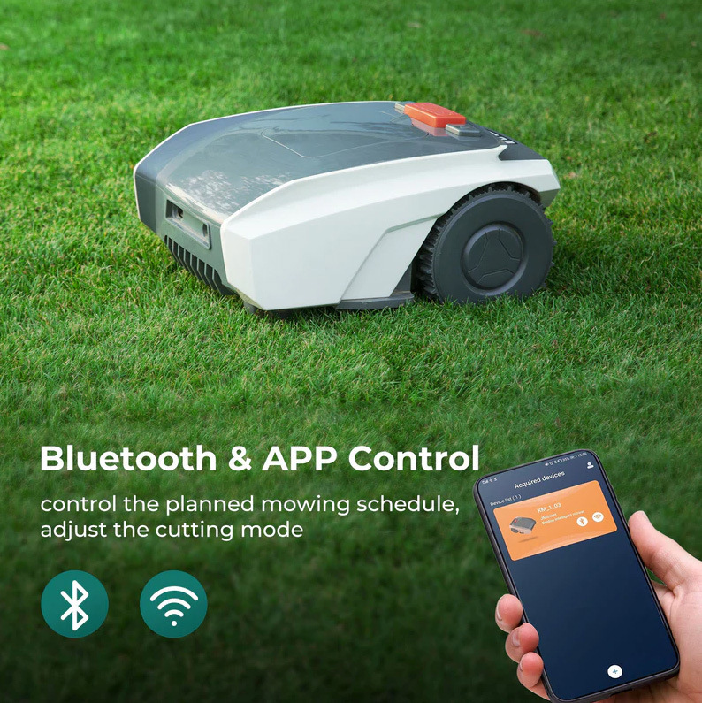 スマート自動芝刈り機アプリ制御、経路計画、効率的な庭や中庭の - Smart Automatic Lawn Mower App のレビューと価格