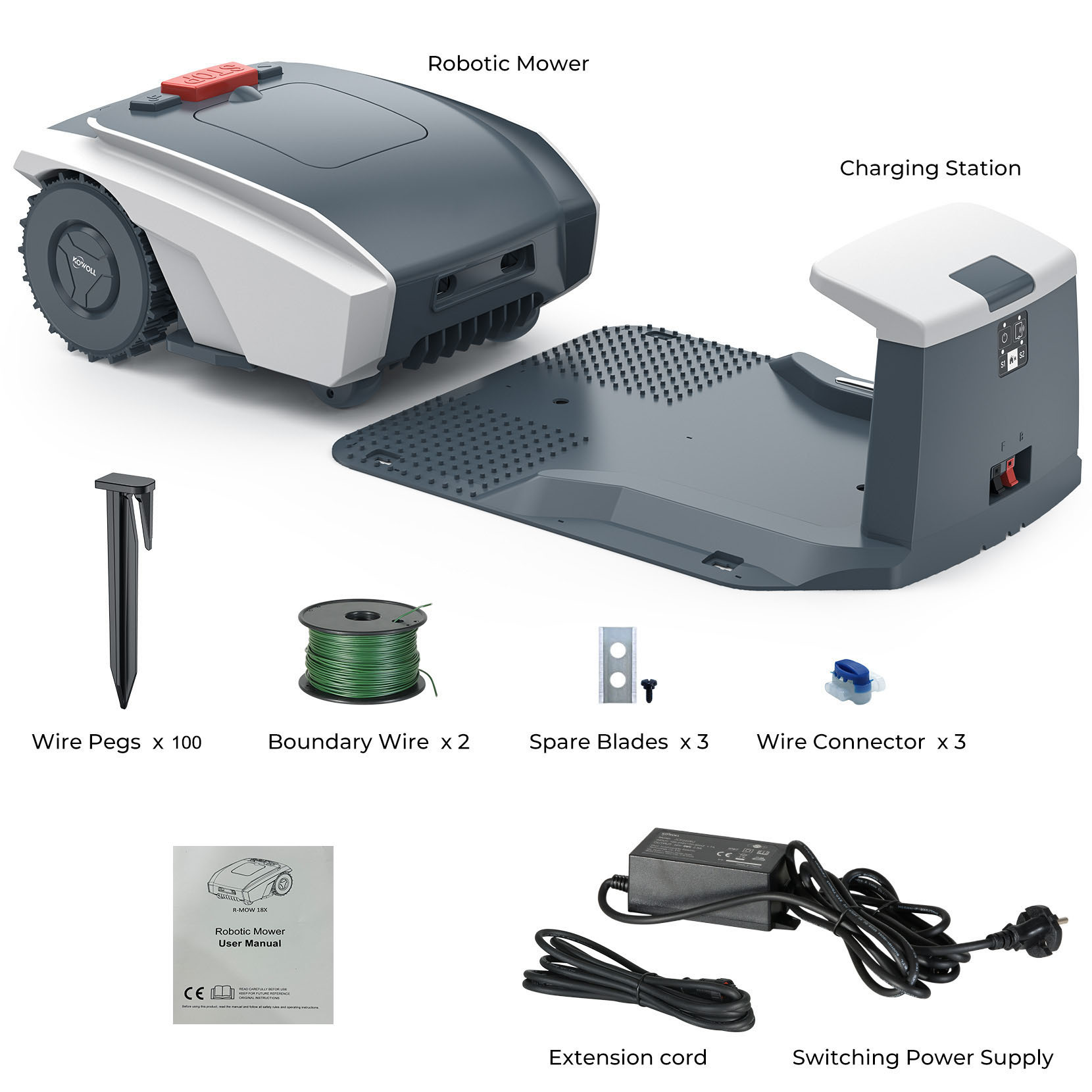 スマート自動芝刈り機アプリ制御、経路計画、効率的な庭や中庭の - Smart Automatic Lawn Mower App のレビューと価格