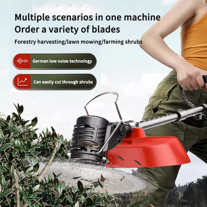 1880 ワット電動芝刈り機 21V 調整可能な家庭用除草機 - Brushless Cordless Grass Trimmer 21V のレビューと価格
