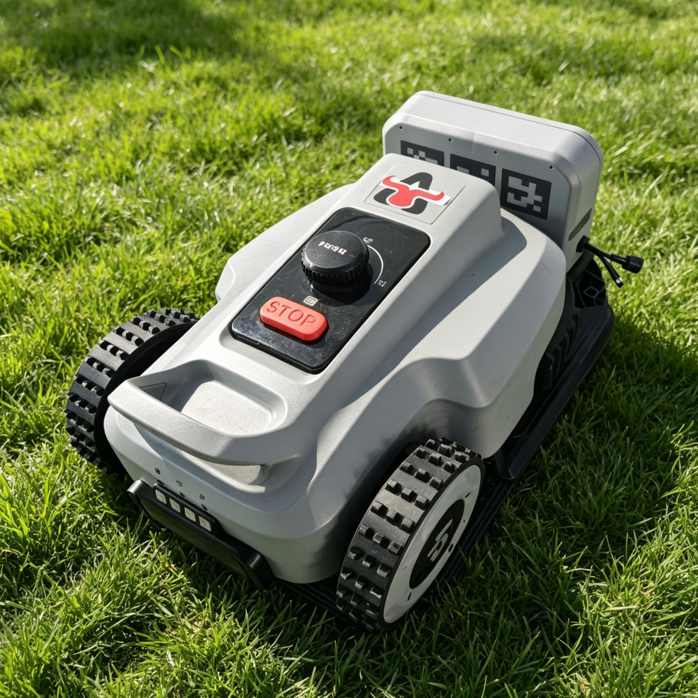 スマートロボット芝刈り機。ワイヤレスでアプリから操作可能。自 - Smart Automatic Lawn Mower App のレビューと価格