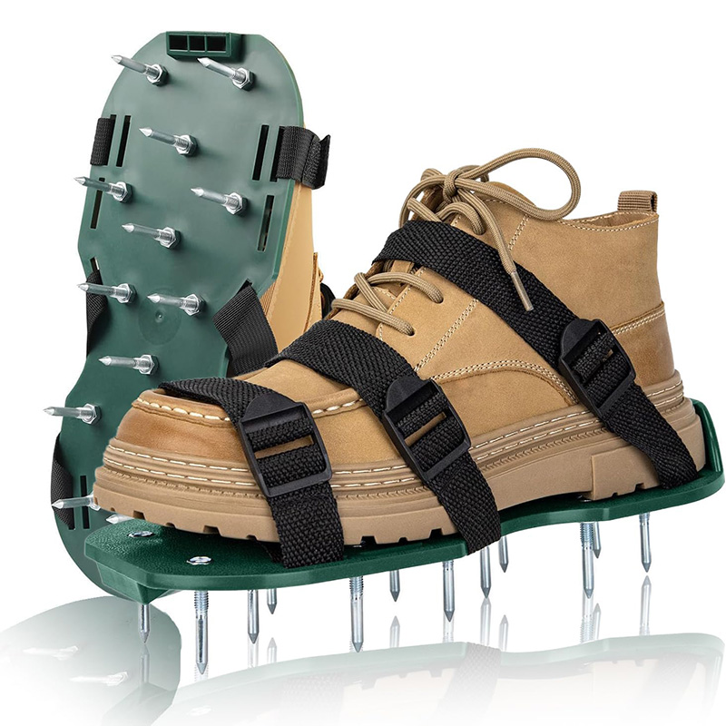 1ペアの芝生エアレーターシューズ、芝生用ヘビーデューティスパ - Lawn Aerator Shoes Spikes Heavy Duty のレビューと価格