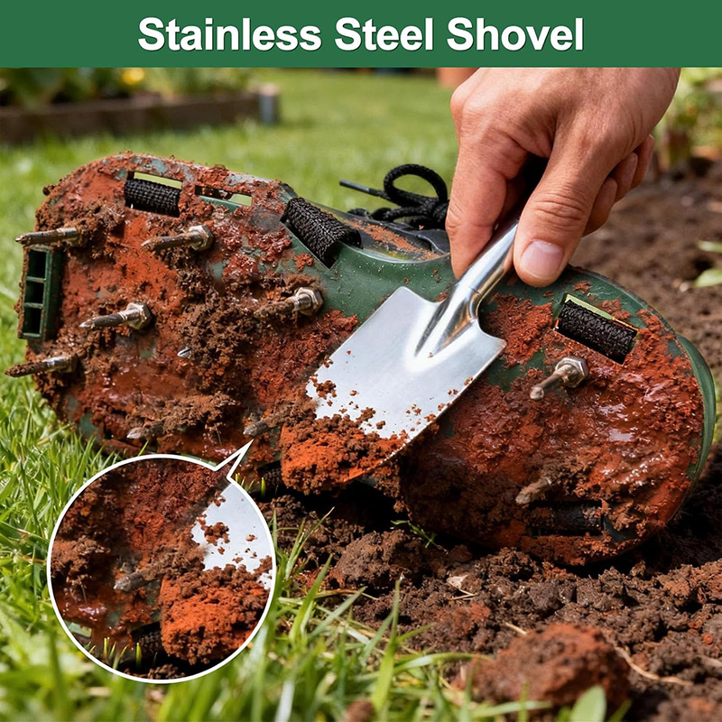 1ペアの芝生エアレーターシューズ、芝生用ヘビーデューティスパ - Lawn Aerator Shoes Spikes Heavy Duty のレビューと価格