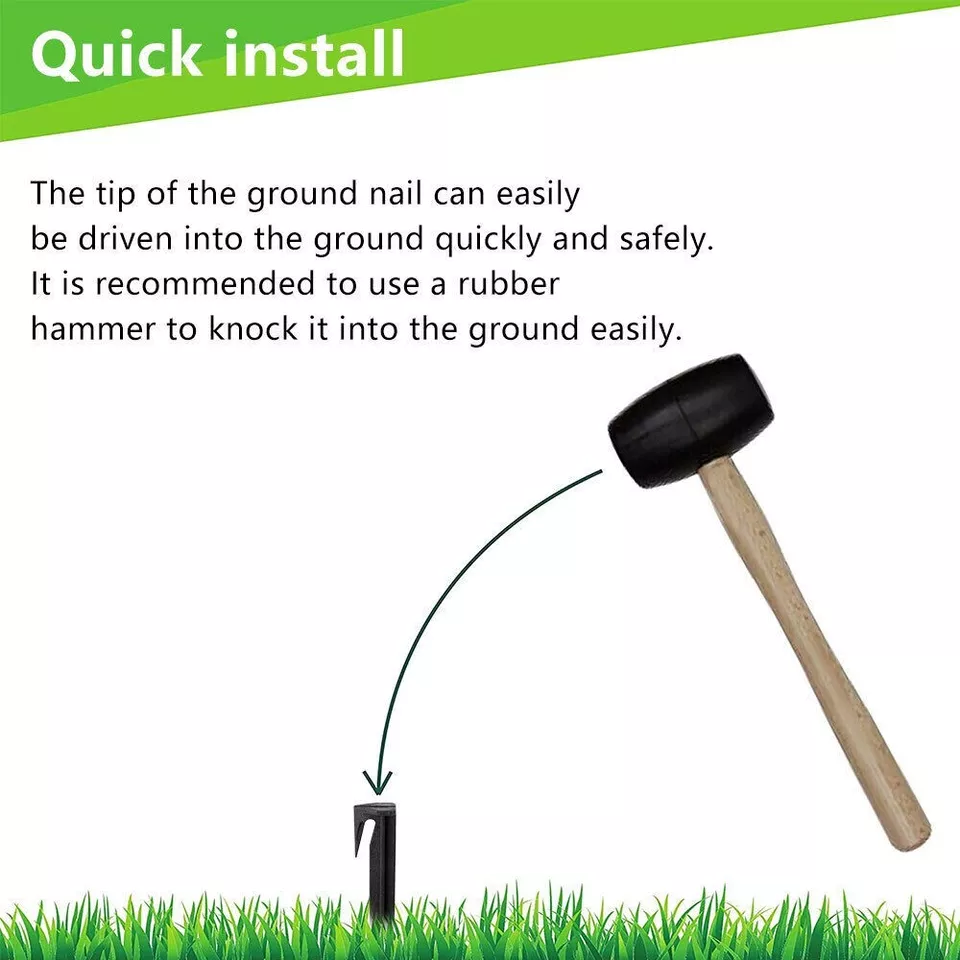 芝刈り機用境界ペグ ロボット芝刈り機用境界ケーブルを安全に固 - Boundary Wire Cable Peg Nails Lawn のレビューと価格