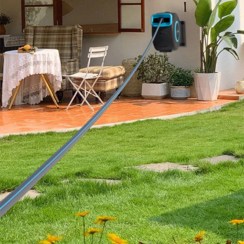 自動巻き取り式のホーススタンド、ガーデンスプリンクラーおよび - Garden Hose Reel Automatic Retractable 30M のレビューと価格