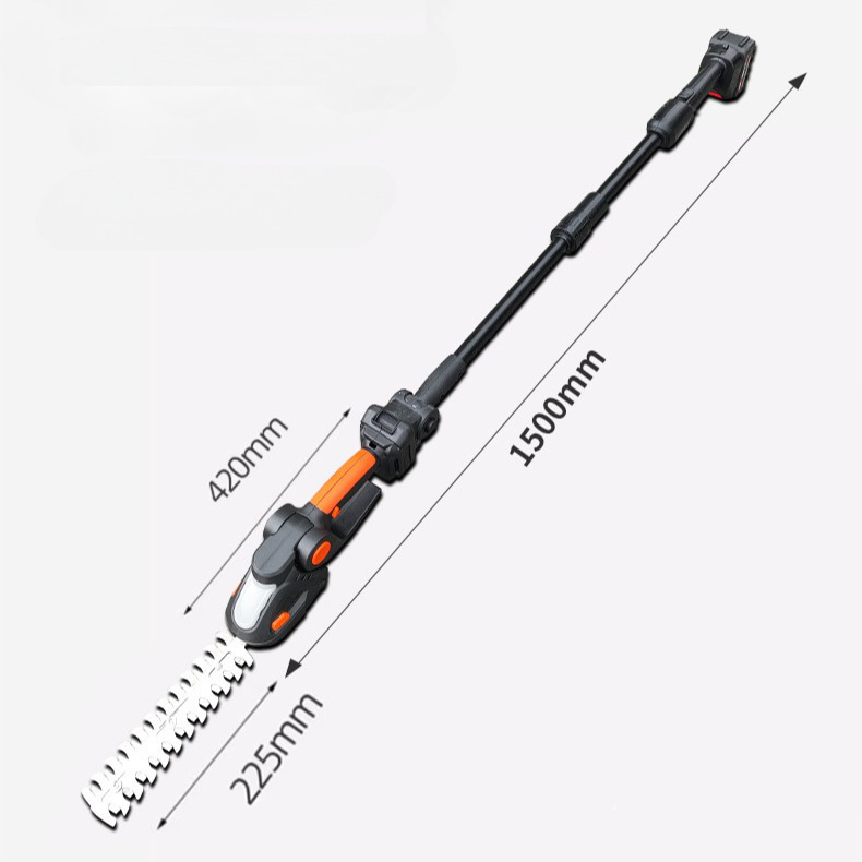 ロングポール2in1ハンドヘルドヘッジトリマー芝刈り機コード - Cordless Hedge Trimmer Pole 2 In 1 のレビューと価格