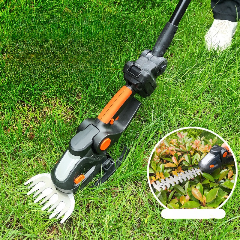 ロングポール2in1ハンドヘルドヘッジトリマー芝刈り機コード - Cordless Hedge Trimmer Pole 2 In 1 のレビューと価格