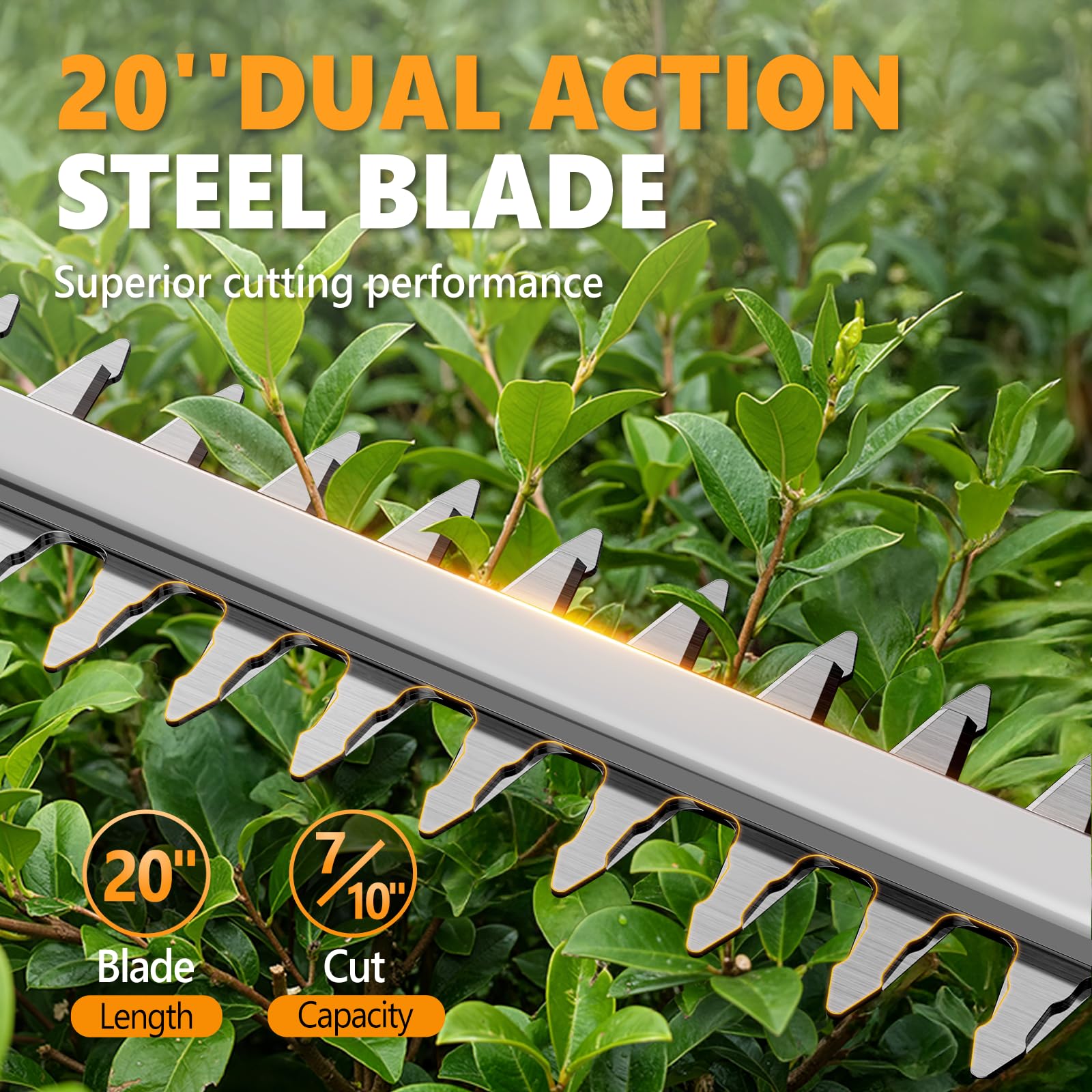 20V 2-in-1 コードレス式ポール型・手持ち式生垣剪定 - Cordless Hedge Trimmer Pole 2 In 1 のレビューと価格