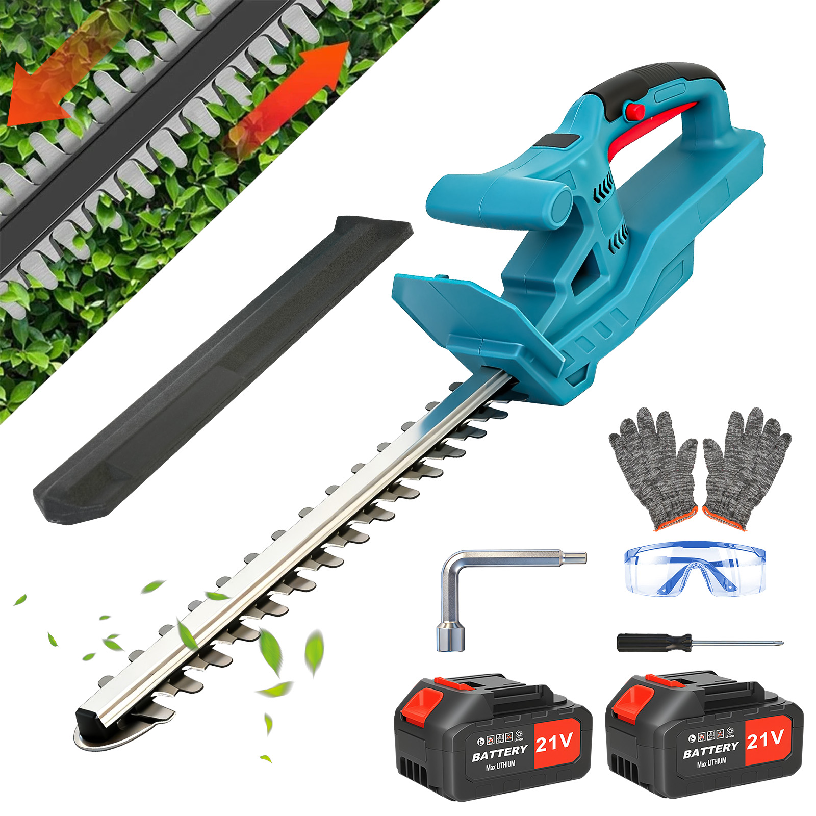 20インチコードレスヘッジトリマー、草刈り用手持ち式、240 - Brushless Cordless Grass Trimmer 21V のレビューと価格
