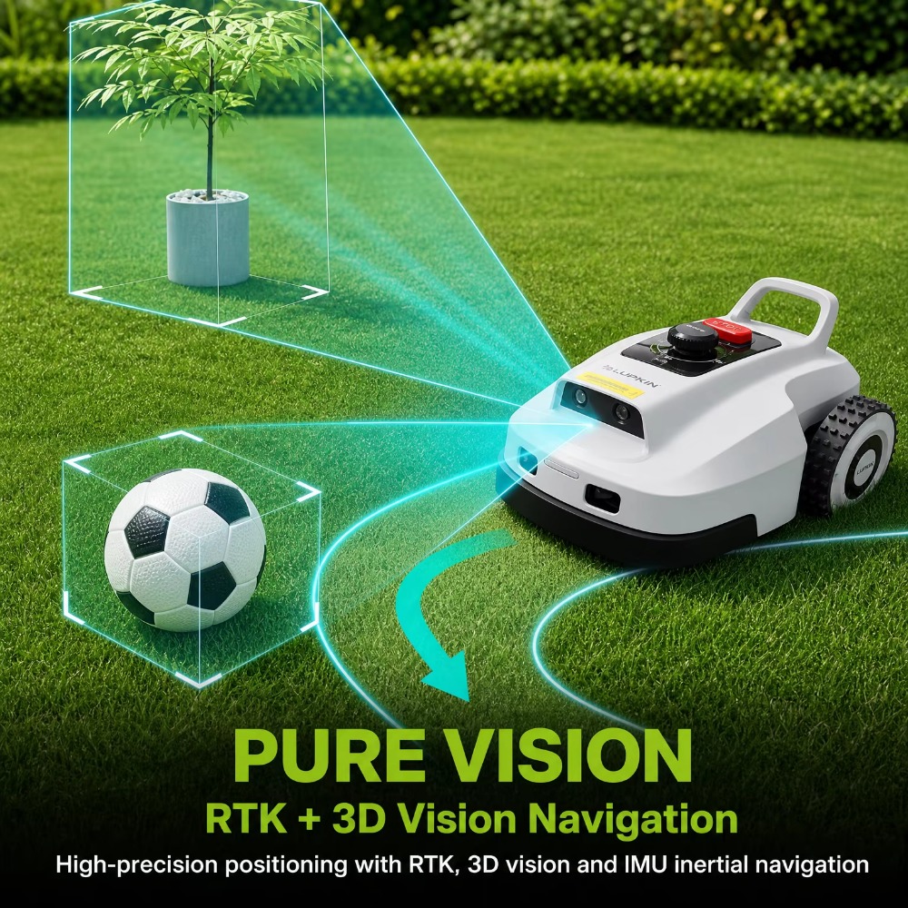 在庫あり／海外倉庫保管。スマートロボット式芝刈り機、自動運転 - Smart Automatic Lawn Mower App のレビューと価格