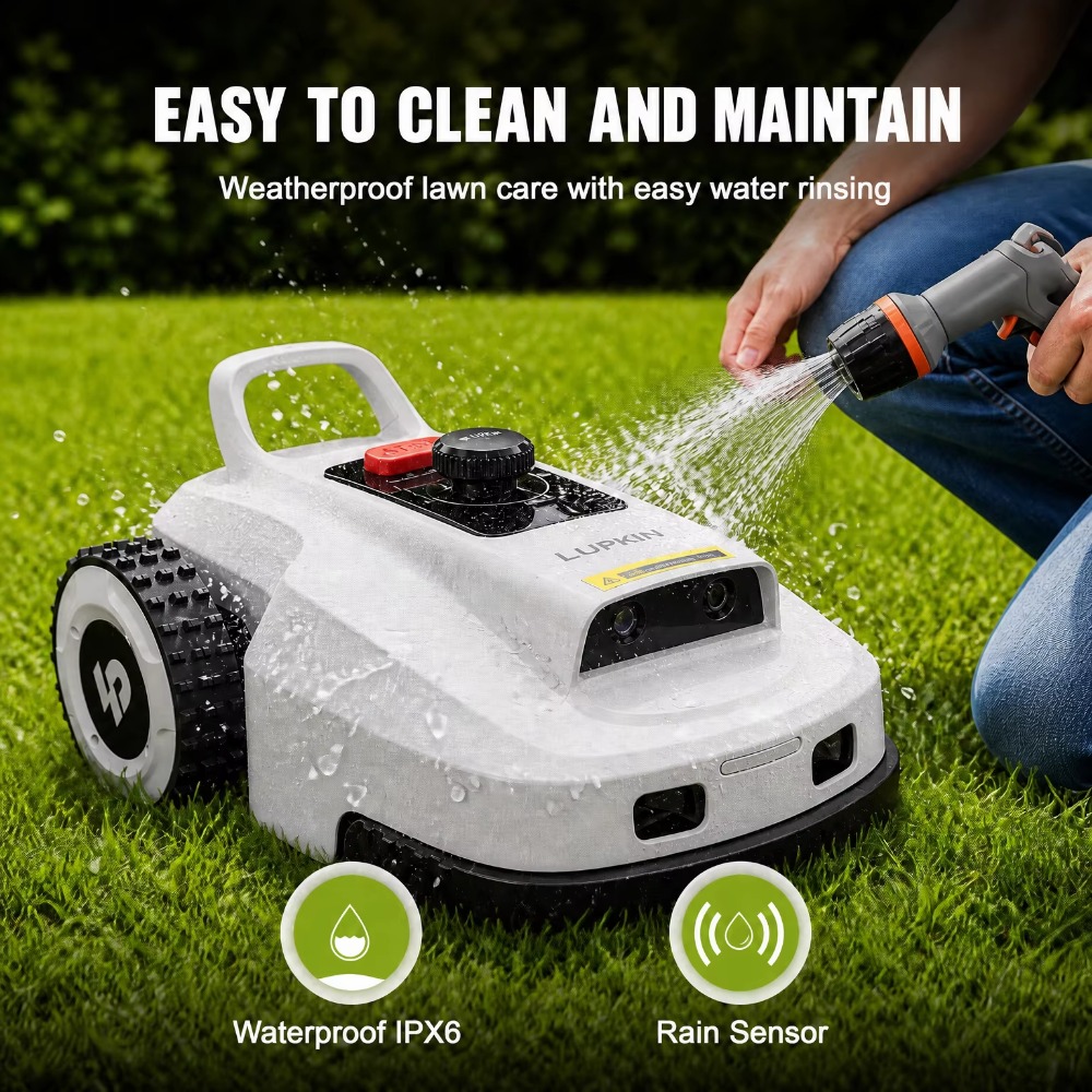 在庫あり／海外倉庫保管。スマートロボット式芝刈り機、自動運転 - Smart Automatic Lawn Mower App のレビューと価格