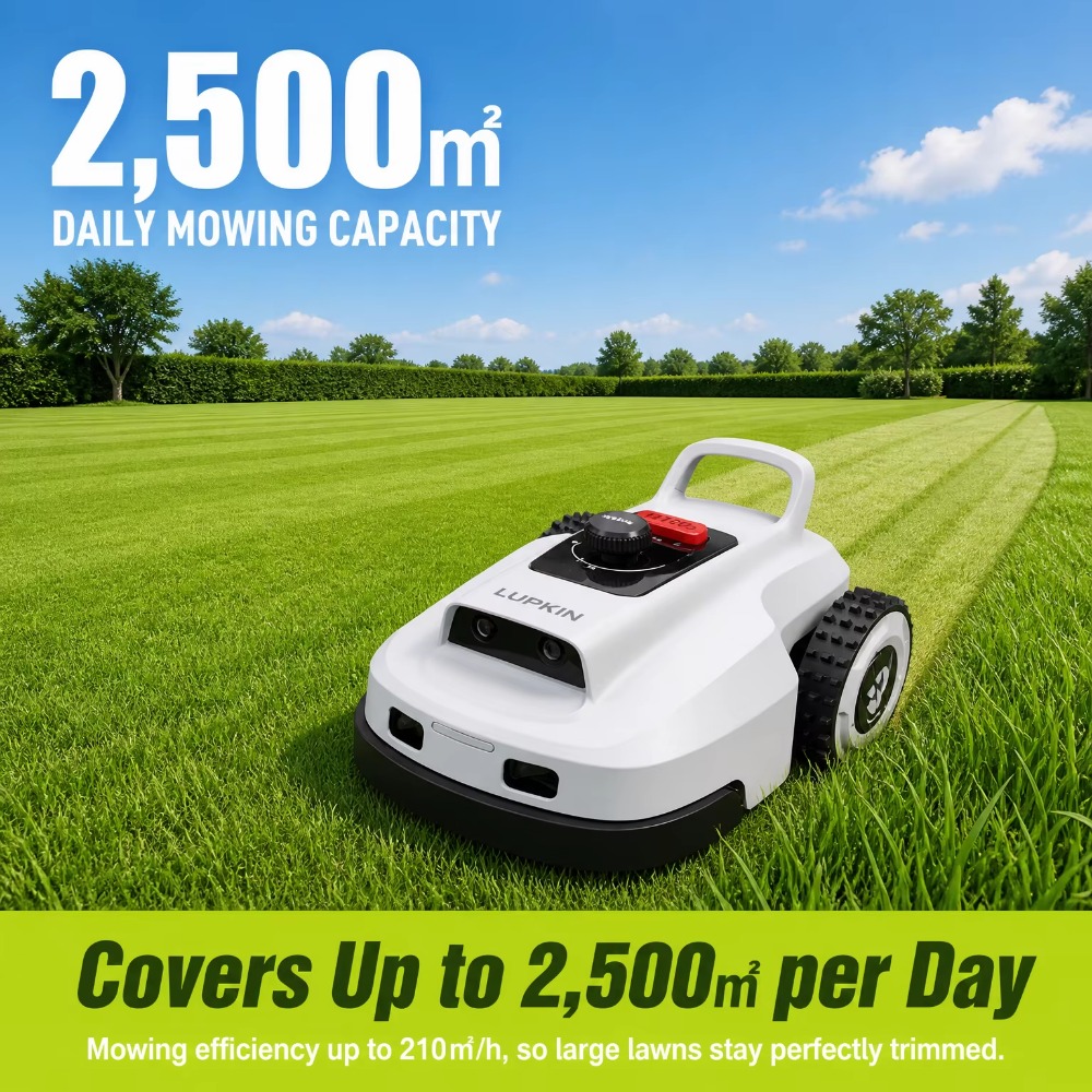 在庫あり／海外倉庫保管。スマートロボット式芝刈り機、自動運転 - Smart Automatic Lawn Mower App のレビューと価格