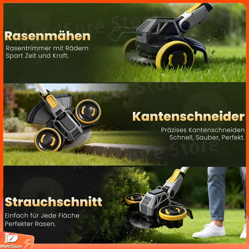 21V 900W ブラシレスコードレス草刈り機 2x4.0A - Brushless Cordless Grass Trimmer 21V のレビューと価格