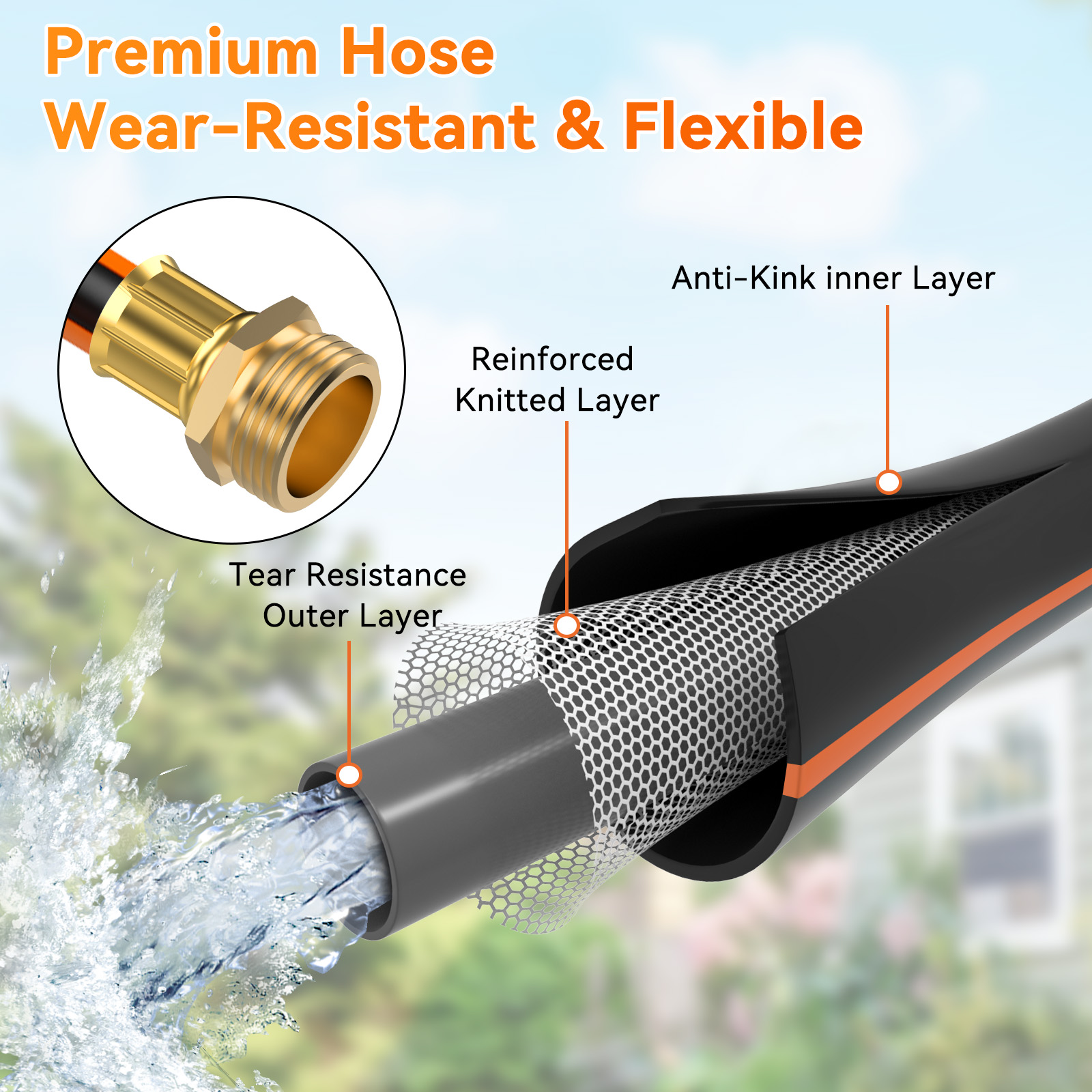 NEOTEC 1/2 30M 工業用格納式エアホースリール  - Garden Hose Reel Automatic Retractable 30M のレビューと価格