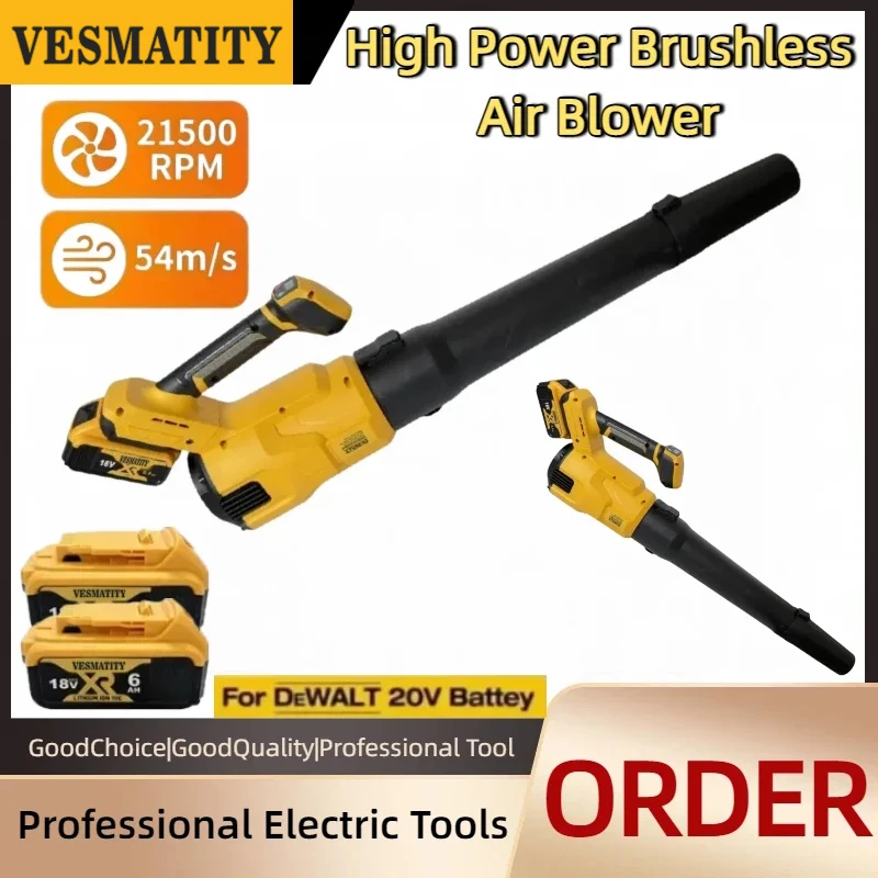 VESMATITY 20V バッテリー式ブラシレスエアブロワ - Cordless Leaf Blower Brushless 20V のレビューと価格