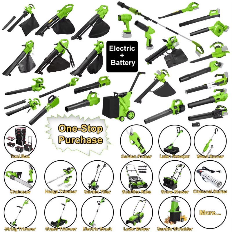 軽量20V調整可能コードレスリーフブロワー4820ブラシレス - Cordless Leaf Blower Brushless 20V のレビューと価格