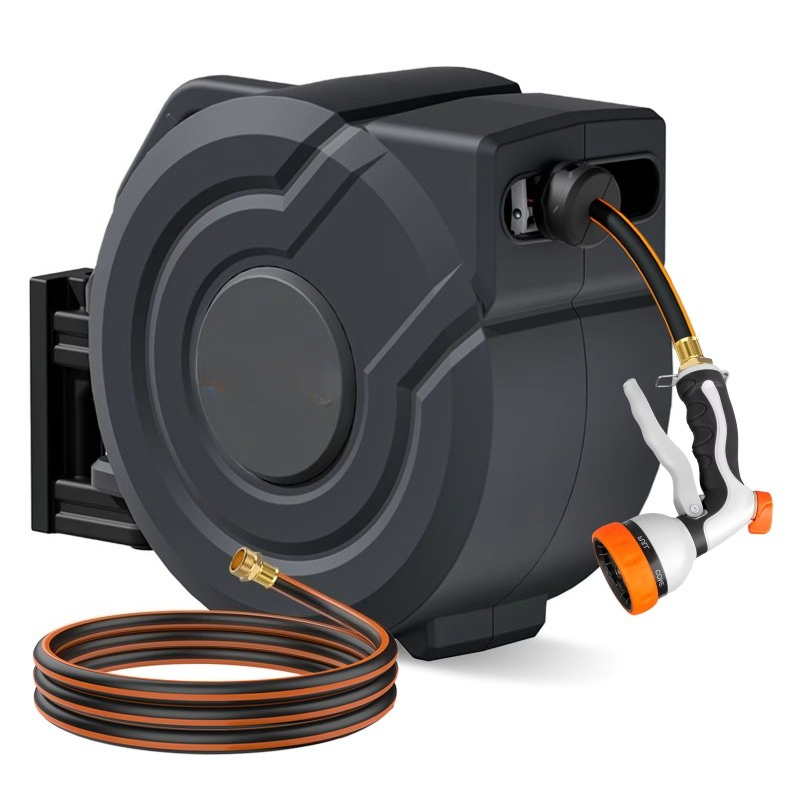 1/2インチ 30メートル 自動巻き取り式ガーデンホースパイ - Garden Hose Reel Automatic Retractable 30M のレビューと価格