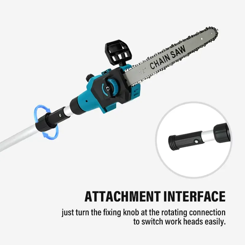 2-in-1コードレスポールチェーンソー・ヘッジトリマー 2 - Cordless Hedge Trimmer Pole 2 In 1 のレビューと価格