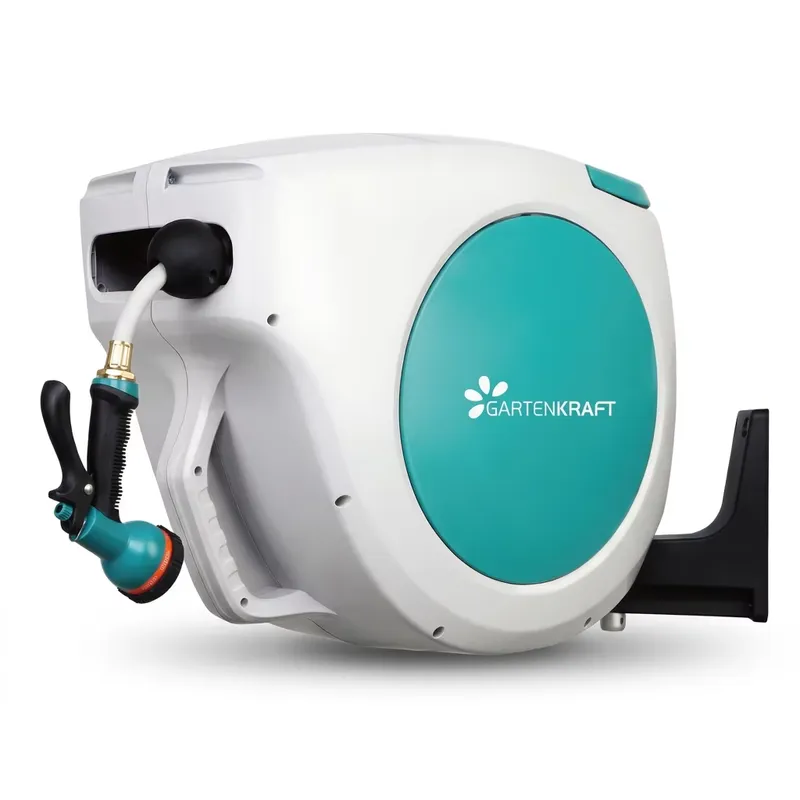 GARTENKRAFT RK-30S 30M 壁掛け式フレキ - Garden Hose Reel Automatic Retractable 30M のレビューと価格