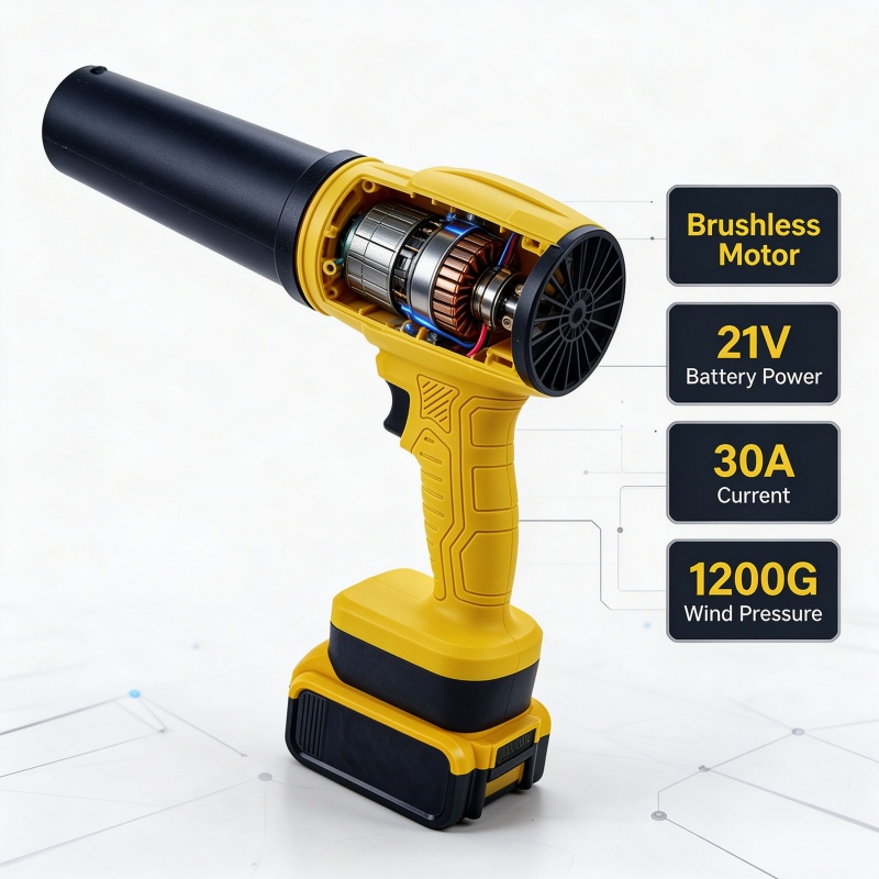 ブラシレスコードレスブロワー 1200g 高出力ターボ電動ブ - Cordless Leaf Blower Brushless 20V のレビューと価格
