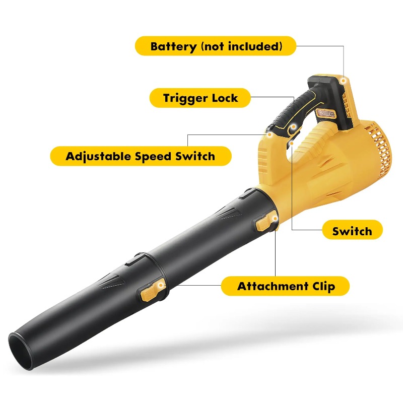 6段階速度調整可能なコードレスリーフブロワー - ブラシレス - Cordless Leaf Blower Brushless 20V のレビューと価格
