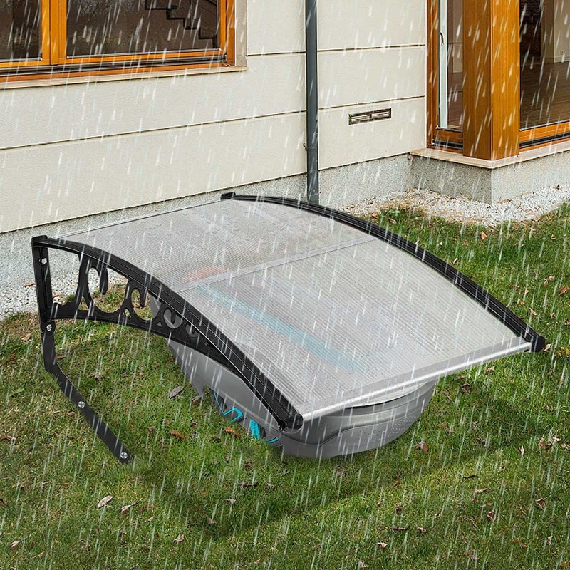 ロボット式芝刈り機用ガレージ、屋外用シェルター、雨や雹、紫外 - Robotic Mower Garage Shelter Canopy のレビューと価格