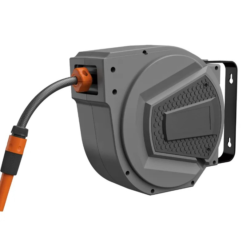 30m自動巻き取り式壁掛けガーデンホースリール、自動巻き戻し - Garden Hose Reel Automatic Retractable 30M のレビューと価格
