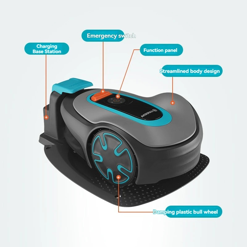 GPS搭載自動ロボット芝刈り機（500m²の庭用）アプリ制御 - Smart Automatic Lawn Mower App のレビューと価格
